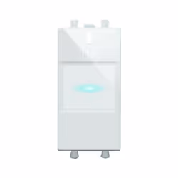 Commutateur Ave Touch tactile électronique plaques de Touche lumineux 442TC01 L'interrupteur électronique de sortie rele1P NA ...
