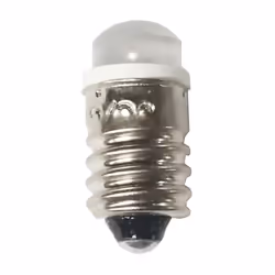 Ave Lampe LED E10 230V E10 230V taille 10X22mm blanc, à utiliser avec les boutons avec plaque signalétique codd. 441005TP/2 e ...