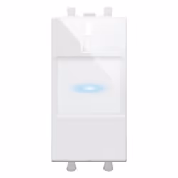 Commutateur Ave Touch, commande électronique tactile avec 2 relais monostables, éclairage LED et compatibilité avec les plaqu ...