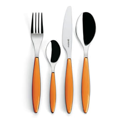 Fratelli Guzzini 23000045 services de couverts 24 pièce(s) Orange, Acier inoxydable