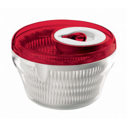 Fratelli Guzzini Latina essoreuse a salade Rouge, Transparent Manivelle/poignet