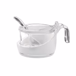 Fratelli Guzzini 24890000, 200 ml, Verre, acrylonitile styrène (SAN), Transparent, Rond, Italie, 138 mm