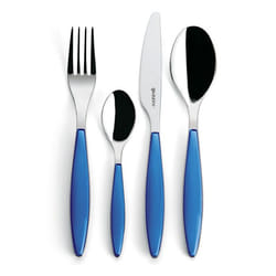 Fratelli Guzzini 23000076 services de couverts 24 pièce(s) Bleu, Acier inoxydable