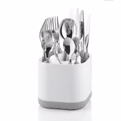 Fratelli Guzzini Kitchen, Égouttoir, Titulaire, Dessus de table, Couverts, Gris, Blanc, Polypropylène (PP)