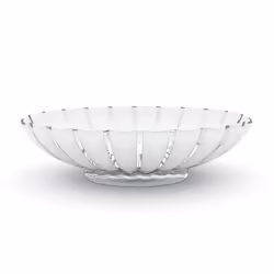 Fratelli Guzzini Grace, Plat de service, Plastique, Transparent, Blanc, Ovale, 375 mm, 305 mm