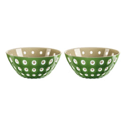 Fratelli Guzzini Le murrine Rond acrylonitile styrène (SAN) Vert, Sable 2 pièce(s)