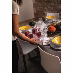 Fratelli Guzzini Tiffany support pour gâteau Transparent Rond