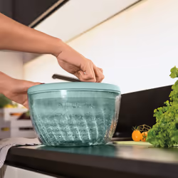 Fratelli Guzzini Spin&Store essoreuse a salade Turquoise Bouton - Vue supplémentaire 3
