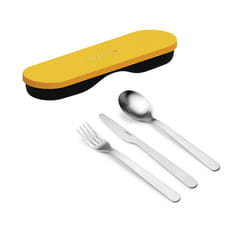 Fratelli Guzzini Store&Go services de couverts 3 pièce(s) Acier inoxydable, Jaune