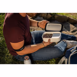 Fratelli Guzzini Store&Go Ensemble boîte repas 0,9 L Polypropylène (PP), Acier inoxydable, Caoutchouc thermoplastique (TPR) Noir, Blanc 2 pièce(s) - Vue supplémentaire 6