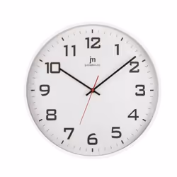 Lowell Justaminute 00880B, Mur, Quartz clock, Cercle, Blanc, Plastique, 40 cm