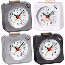Lowell Justaminute JA7035-ACF, Réveil à quartz, Couleurs assorties, Analogique, Batterie, AA, 60 mm