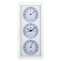 Lowell JA7071-B Mur Quartz clock Rectangle Blanc
