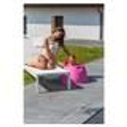 OKBABY Oplà - Baignoire Large pour Nouveau-né 12-36 Mois (25 kg) dans la Douche ou en Plein Air - Blanc