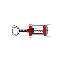 Tire-Bouchon Deux Leviers Rouge