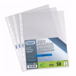 Favorit 400053790, 300 x 420 (A3), Transparent, Polypropylène (PP), 10 pièce(s)