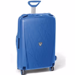 Valise rigide trolley grande Roncato Light - Bleu - 4 roues - 48 kg - 75 cm x 53 cm x 30 cm