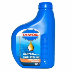 Tamoil Supermulti SAE 15W-40, 1 L, 15W-40, Voiture, Moteur à essence, Moteur à essence, Bleu, SG