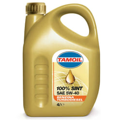 Tamoil 100% Sint SAE 5W-40 huile pour moteur 4 L Voiture