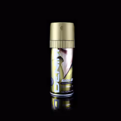 Denim Gold 150ml, Hommes, Déodorant, Déodorant spray, 150 ml, Pomme, Lavande, Baies de genévrier