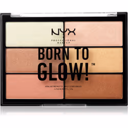 Avec la palette de luxe NYX Professional Makeup Born To Glow, vous pouvez créer des maquillages aussi parfaits que les profes ...