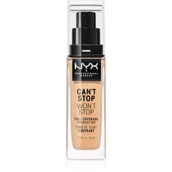 NYX Professional Makeup Can't Stop Won't Stop Full Coverage Foundation teinte 7.5 Soft Beige 30 ml