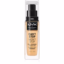 Vous recherchez un fond de teint qui résiste pendant 24 heures ? Confiez votre peau au fond de teint Can’t Stop Won’t St ...
