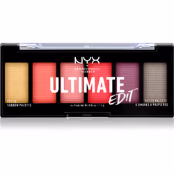 Ne vous laissez pas tromper par sa taille. La palette de fards à paupières NYX Professional Makeup Ultimate Edit Petite Shado ...