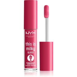 NYX Professional Makeup This is Milky Gloss Milkshakes teinte 10 Strawberry Horchata 4 ml