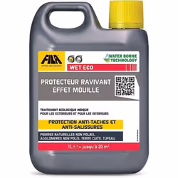 Protecteur carrelage effet mouillé à base d'eau Fila wet eco - Bidon 1L