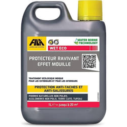 Protecteur carrelage effet mouillé à base d'eau Fila wet eco - Bidon 1L