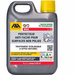 Le bidon de 1 Litre - Fournisseur: FILA - Reference: 70100012 - - Anti-taches pour surfaces non polies à base d'eau FILA W68  ...