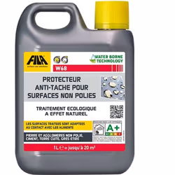 Fila - Anti-taches surfaces non polies W68 - Effet naturel - Certifié contact alimentaire - Le bidon de 5 Litres