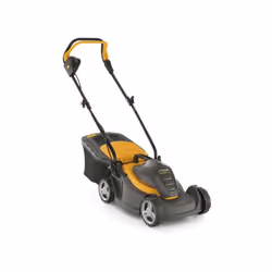 CARACTÉRISTIQUES TECHNIQUES : Moteur électrique de 1000 W Entraînement manuel Largeur de coupe de 33 cm Collecteur de 30 litr ...