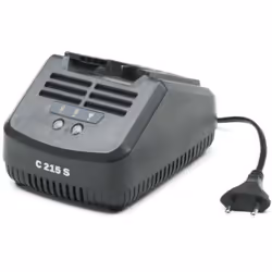 Chargeur Stiga E-Power C 215 S; 20 V Code EAN : 8008984841185 Marque : Stiga Poids du produit (kg) : 0.35