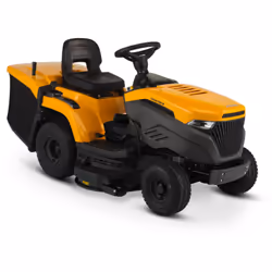 Couvrez rapidement une grande surface et faites-le en tout confort avec le tracteur de pelouse STIGA Estate 598 W haut de gam ...