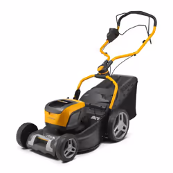 Stiga Collector 548e S tondeuse à gazon Tondeuse à gazon poussée Batterie Noir, Jaune