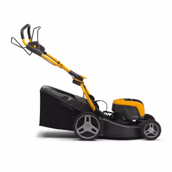 Stiga Collector 548e S tondeuse à gazon Tondeuse à gazon poussée Batterie Noir, Jaune
