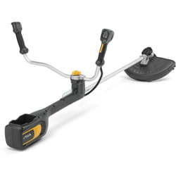 STIGA BC 700e B Débroussailleuse sans fil pour vélo - Batterie 48V 4Ah, moteur sans balais 500W, largeur de coupe 38 cm, double ligne et lame 3T.