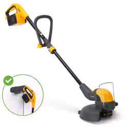 Le GT 300e kit est un coupe-bordures sans fil alimenté par deux batteries ePower 20V (2Ah) , qui permet de tailler l'herbe et ...