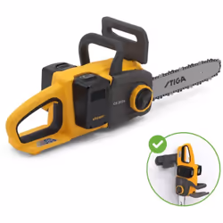 La tronçonneuse STIGA CS 300e Kit est l'outil idéal pour élaguer des branches et couper des bûches, qu'il s'agisse de prépara ...