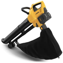 Svs 100e Kit 3 en1 Aspirateur Et Souffleur de Feuilles avec Broyeur, incl. 2X 20V (4Ah) Batterie Et Chargeur, Noir/Jaune - Stiga