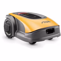 Description générale Le robot de tonte STIGA A300 assure la santé de votre gazon en tondant des jardins jusqu'à 450 m² et gèr ...