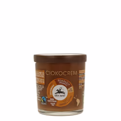 Alce Nero Ciokocrem - pâte à tartiner à la noisette biologique 180 g, 180 g, Marron, Sucre de canne*, noisettes* (16%), huile ...