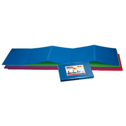 Fochista 677899 tapis de yoga mousse Bleu, Vert, Rouge