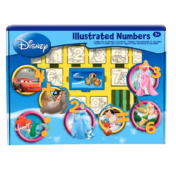 Multiprint Illustrated Numbers, Kit de tampons pour enfants, 3 an(s), Non toxique, Multicolore