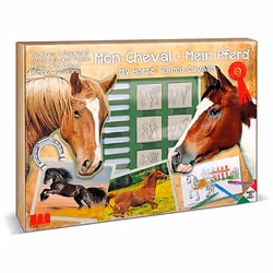 Multiprint My Horse, Kit de tampons pour enfants, 3 an(s), Non toxique, Multicolore