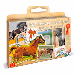 Multiprint My Horse, Kit de tampons pour enfants, 3 an(s), Non toxique, Multicolore