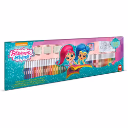 Multiprint Shimmer &amp; Shine, Kit de tampons pour enfants, 3 an(s), Non toxique, Multicolore