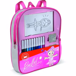 Sac à dos garni - MULTIPRINT - 24106 - 4 tampons Ballet